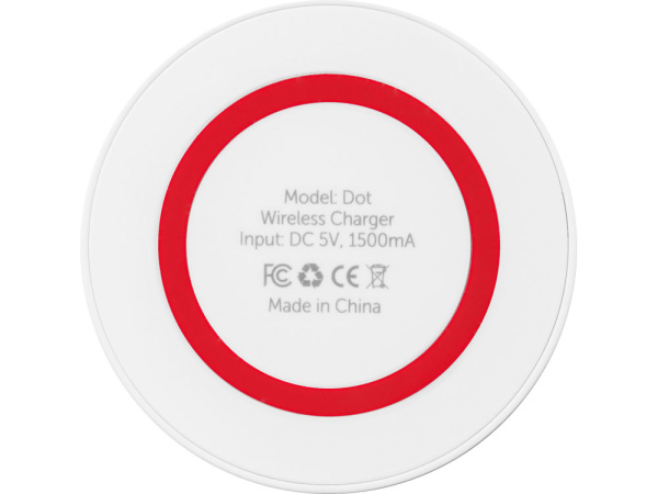 Беспроводное зарядное устройство Dot, 5 Вт Беспроводное зарядное устройство Dot, 5 Вт
