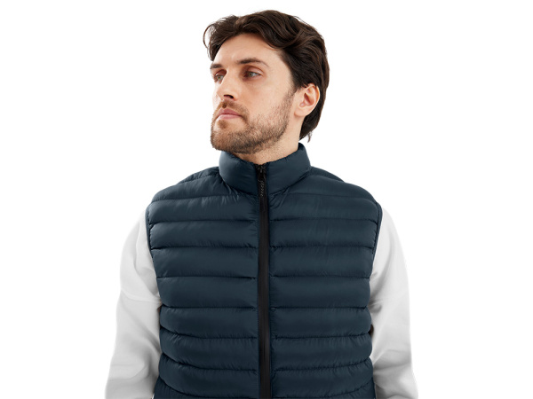 Стеганый жилет Uniqloud, темно-синий