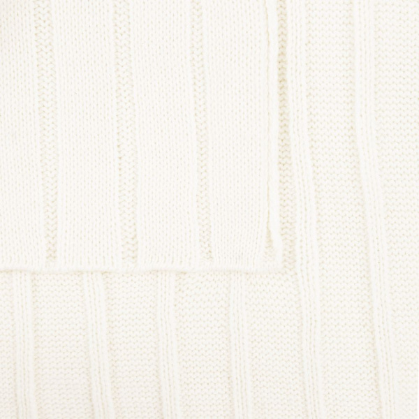 Плед Tressa, белый (молочный)