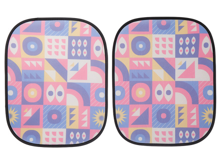 Комплект из 2-х автомобильных солнцезащитных экранов с возможностью полноцветной печати