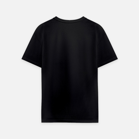 Футболка унисекс премиум AURA, 100% хлопок 200гр. черный, размер 3XL/4XL