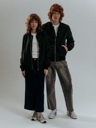 Бомбер Wigton, черный, размер 3XL