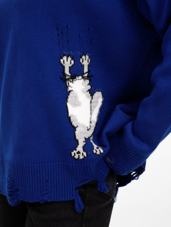 Джемпер Sharpick, темно-синий (кобальт), размер L/XL