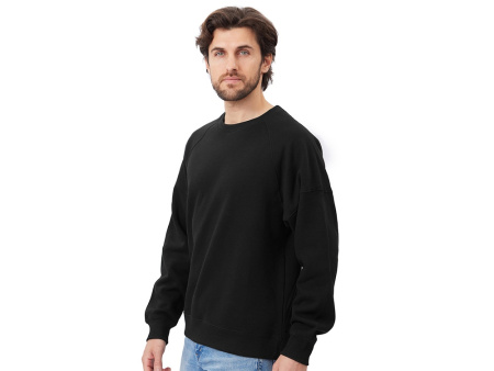 Свитшот оверсайз Paris, унисекс, черный