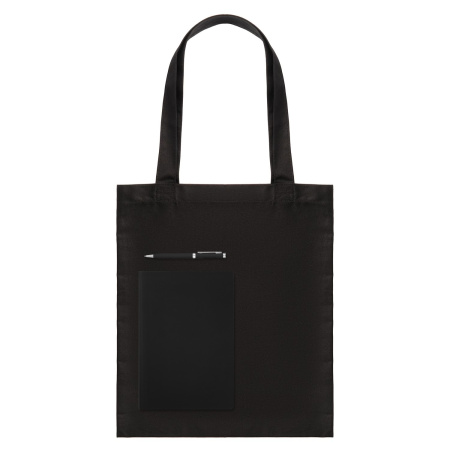 Подарочный набор Эрба НЕО, Спарк, Бенуа (Erba NEO, Spark, Benua), черный (шоппер, ежедневник, ручка)