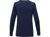 Женский пуловер Merrit с круглым вырезом, темно-синий