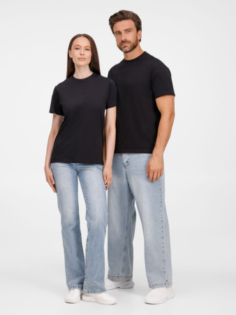 Футболка унисекс T-Bolka 180, черная, размер 5XL