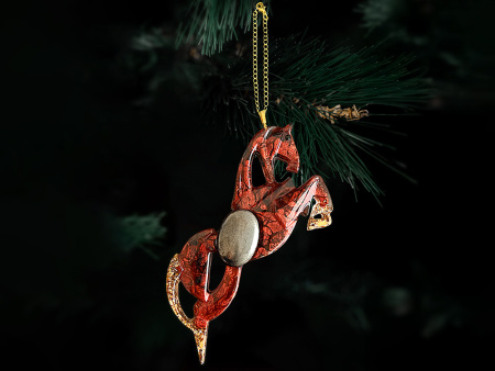 Елочные игрушки (Лошадь).Символы года Гранат