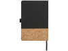 Блокнот Evora формата A5 из пробки и термополиуретана, черный