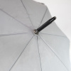 Зонт-трость "Reflect", полуавтомат, светоотражающий серый