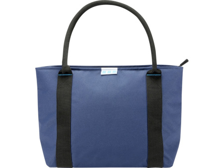 Сумка-холодильник Repreve Ocean на 12 б. из ПЭТ-пластика, соответствующего стандарту GRS, темно-синий