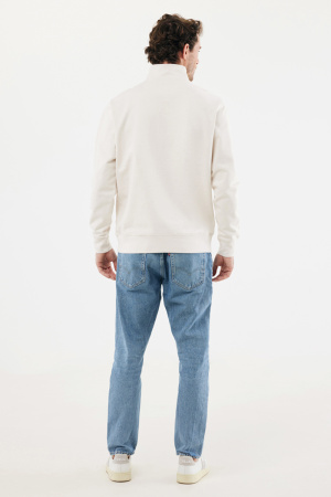 Свитшот на молнии Iqoniq Elgon из переработанного хлопка, 300 г/м²