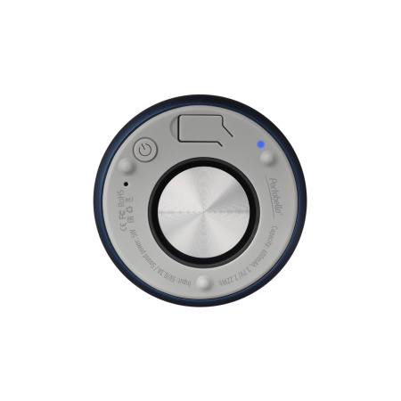 Беспроводная колонка Пэшн (Passion) 80dB 600 mAh (Bluetooth 5.0), синяя