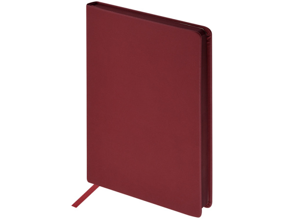 Ежедневник А5 Megapolis Color New soft-touch, бордовый
