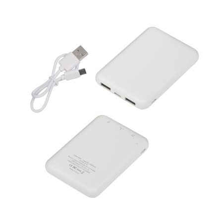 Зарядное устройство "Compact", 5000 mAh, белый Зарядное устройство "Compact", 5000 mAh, белый