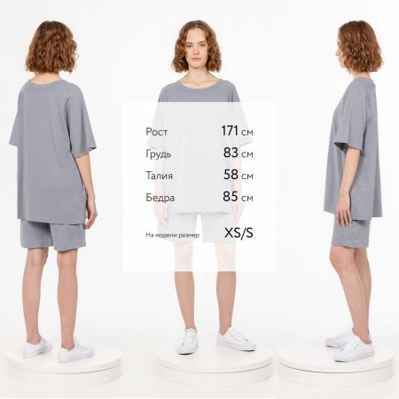 Футболка унисекс T2, серая, размер XL/XXL Футболка унисекс T2, серая, размер XL/XXL