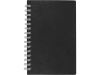 Блокнот на мягкой спирали А6 Sahara, 60 листов 70 гр/м2, черный