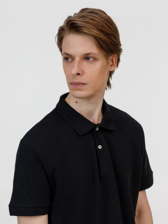 Рубашка поло унисекс Pacific, черная, размер 5XL