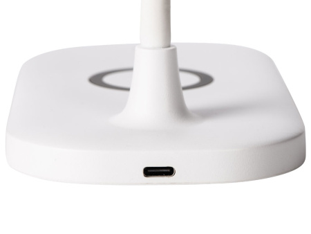 Настольный светильник с беспроводной зарядкой Nimble, 10 Вт (Р) Настольный светильник с беспроводной зарядкой Nimble, 10 Вт (Р)