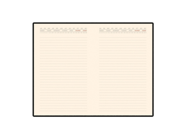 Ежедневник недатированный А5 Marseille, бирюзовый