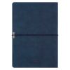 Ежедневник In Velour недатированный, синий