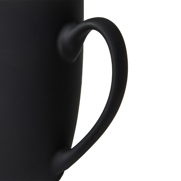 Кружка "Sweet" зеркало золото с прорезиненным покрытием, 350 мл, фарфор