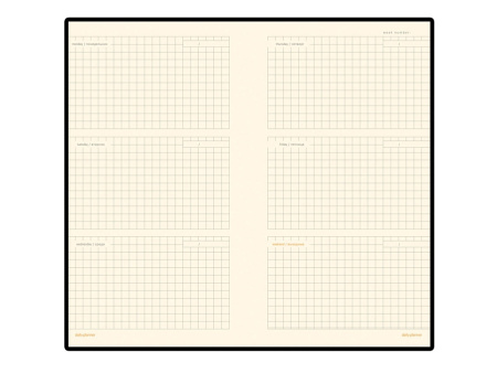 Еженедельник недатированный А6 Metropol