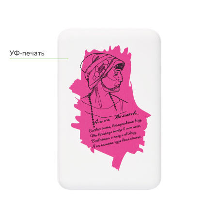 Внешний аккумулятор Largo PD 5000mAh с функцией беспроводной зарядки 15W, белый