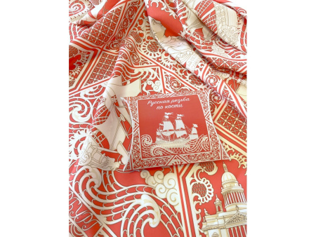 Платок Русская резьба по кости