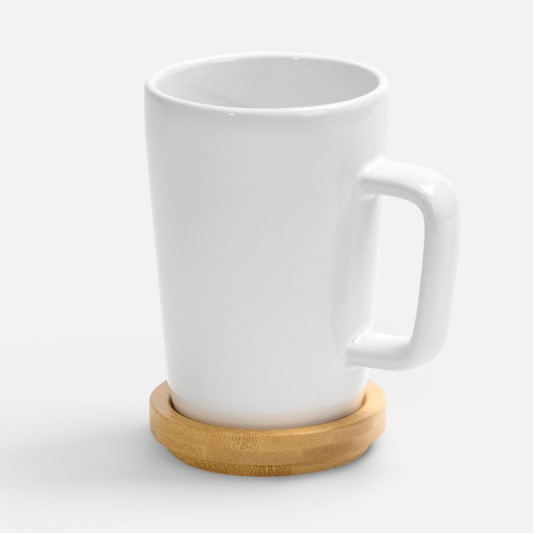 Кружка Vierra с крышкой-костером, белая