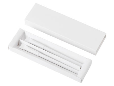 Подарочный набор Recycled Duo c шариковой ручкой и вечным карандашом из переработанной бумаги