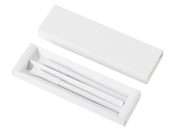 Подарочный набор Recycled Duo c шариковой ручкой и вечным карандашом из переработанной бумаги