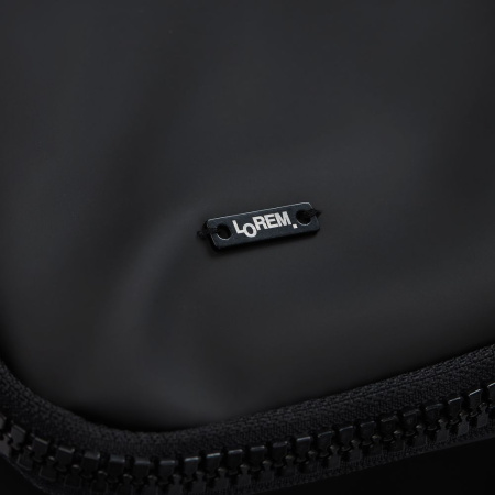 Шильдик металлический Alfa Liten, черный