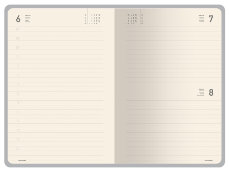 Ежедневник А5 датированный Megapolis Color 2026, черный