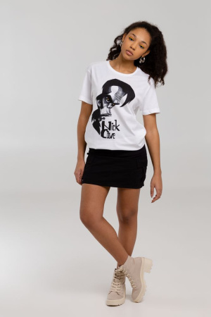 Футболка «Меламед. Nick Cave», белая, размер S