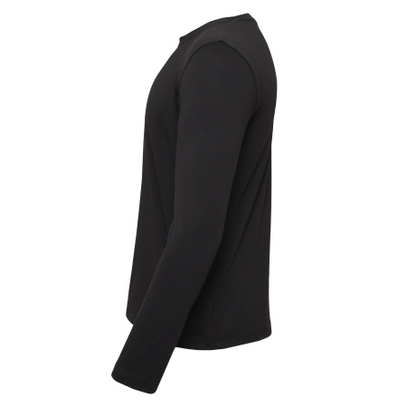 New Gen Футболка с длинным рукавом 180 г/м2 хлопок + лайкра черный 3XL