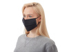 Маска для лица многоразовая из хлопка, черный