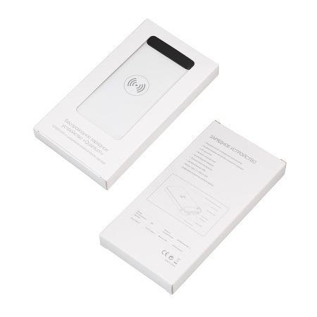 Беспроводное зарядное устройство "Quantum", 10000 mAh с цифровым индикатором заряда Беспроводное зарядное устройство "Quantum", 10000 mAh с цифровым индикатором заряда