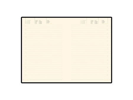 Ежедневник А5 недатированный Trend, черный