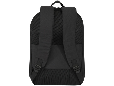 Рюкзак Luma для ноутбука с диагональю экрана 15 дюймов с защитой от кражи объемом 10 л из материала, переработанного по стандарту GRS - сплошной черный