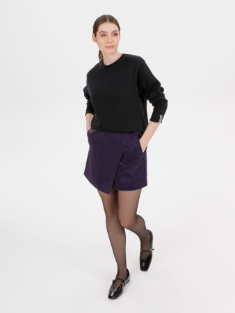 Лонгслив унисекс Siluetti Fuori, черный, размер L/XL