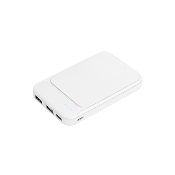 Внешний аккумулятор с подсветкой Starlight PB 5000 mAh, белый