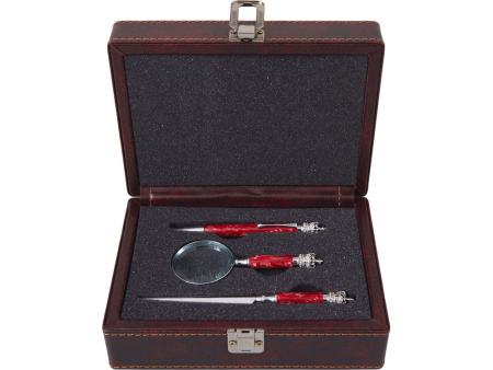 Набор Принц Уэльский : ручка шариковая, лупа, нож для бумаг