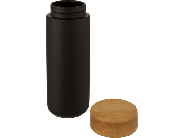 Керамическая кружка Lumi с бамбуковой крышкой