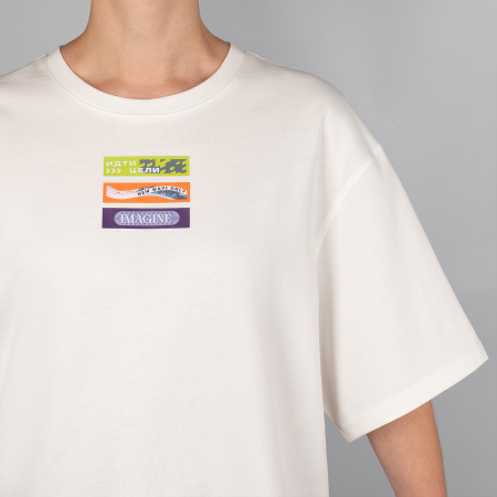 Футболка унисекс RUST NEO, 100% хлопок, 250гр., белый (теплый тон)