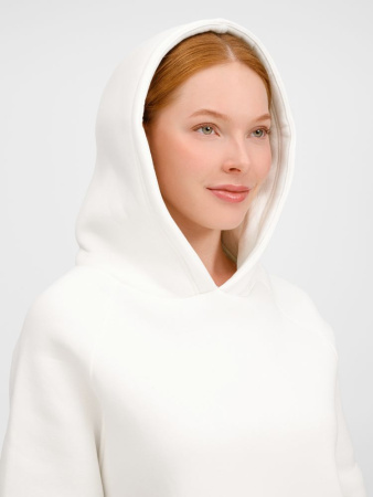 Худи унисекс оверсайз Easy Street, молочно-белое, размер XS/S