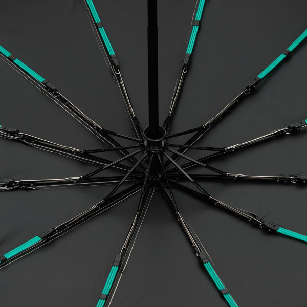 Зонт складной с УФ-защитой Ribstar, бежевый