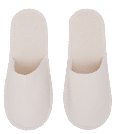 Тапочки для бани и сауны Healing, белый