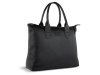 Сумка-шоппер BUGATTI ЭЛЬЗА | ELSA, чёрная, воловья кожа/полиэстер, 46х11х31,5 см