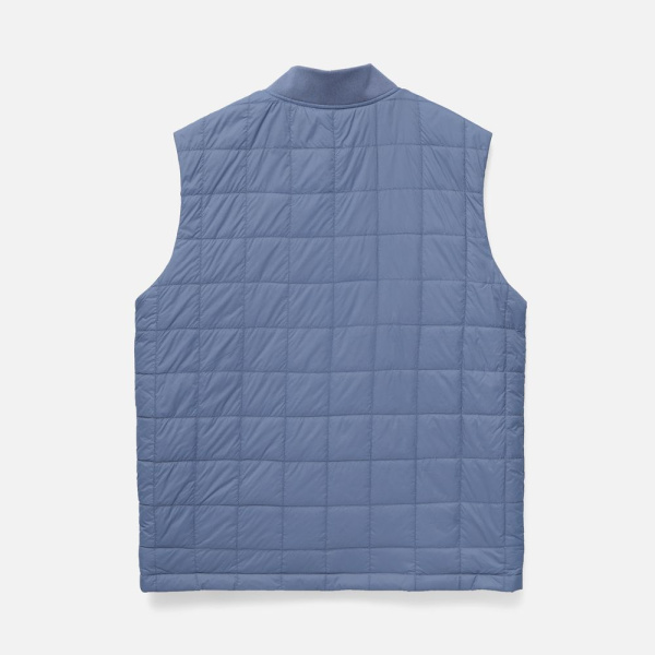 Жилет унисекс Warmbridge, синий (джинс), размер S